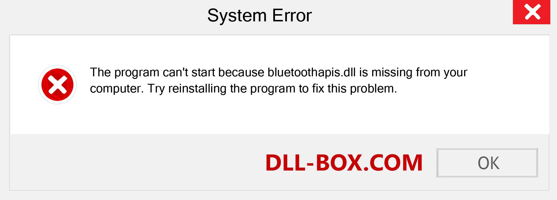  bluetoothapis.dll file is missing?. Download for Windows 7, 8, 10 - Fix  bluetoothapis dll Missing Error on Windows, photos, images